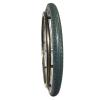 241.75, 24inch Wheelchair Wheels Assembly, Replacement Rear Wheel for Electric Wheelchair,Non-Slip Solid Tire,Aluminum Wheel Hub, 17mm Bearing (Pair) view 3