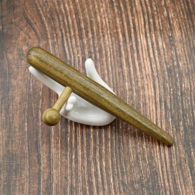 1Pcs Wooden Acupuncture Massage Stick Natural Sandalwood Foot Reflexology Massager Relaxation Tools
