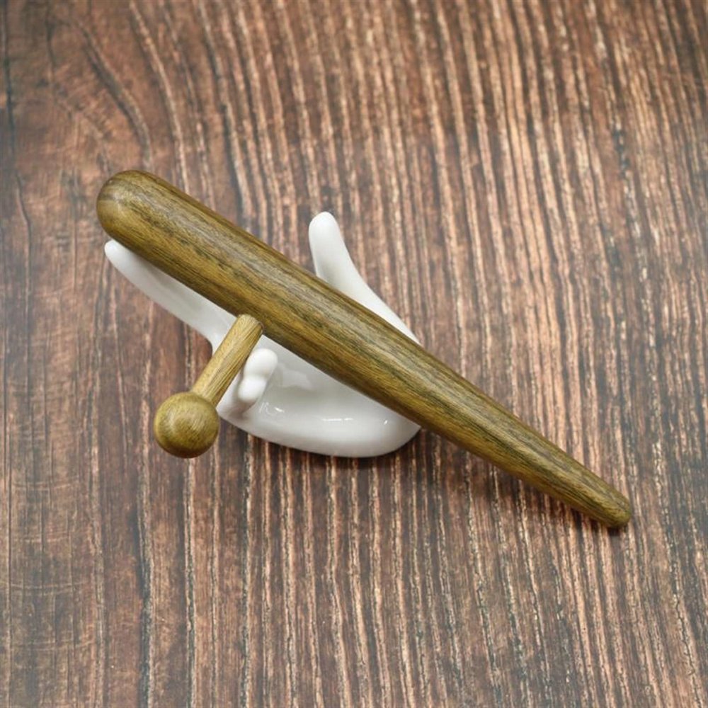 1Pcs Wooden Acupuncture Massage Stick Natural Sandalwood Foot Reflexology Massager Relaxation Tools