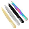 FRCOLOR 12pcs Eyebrow Tweezers Stainless Steel Slant Tip Tweezers for Women Precision Eyelash Hair Removal Tool for Eyebrow Shaping and Facial Hair Care view 4