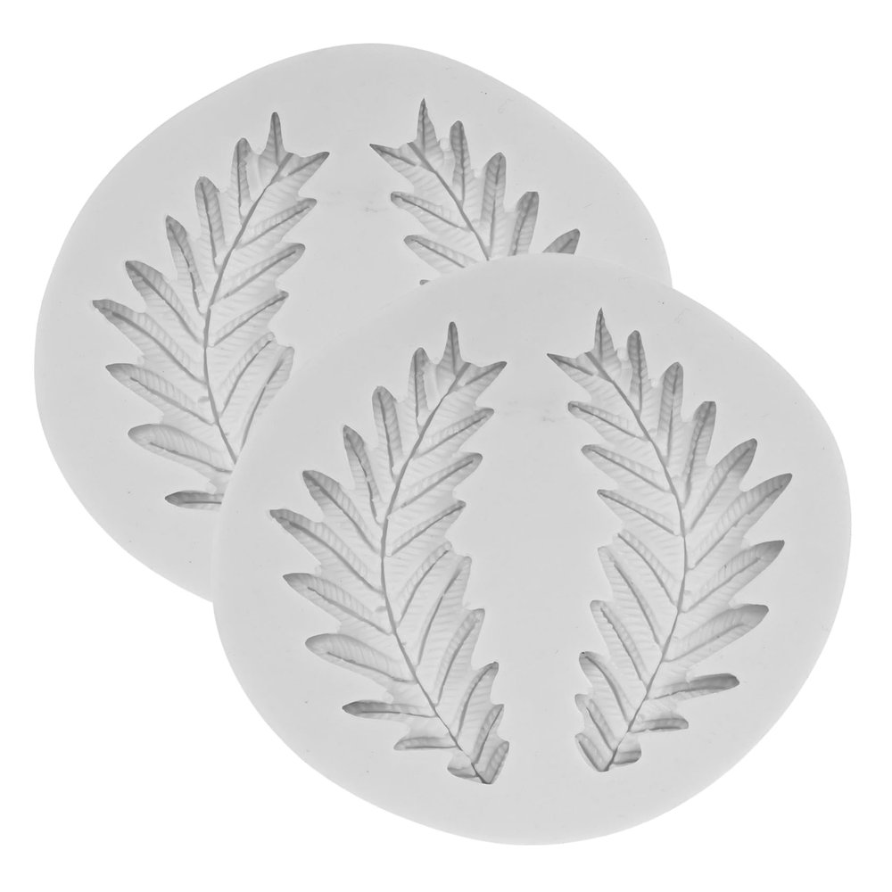 Zerodeko Silicone Craft Molds Leaf Pattern DIY Chocolate Mold Easy to Clean Baking Tools