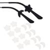 OPUGIT Eyeglass Ear Grips, Silicone Eyeglasses Temple Tips Sleeve Retainer Anti Slip Holder For Glasses,Sunglasses,8 Pairs,Clear view 1