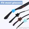 OPUGIT Eyeglass Ear Grips, Silicone Eyeglasses Temple Tips Sleeve Retainer Anti Slip Holder For Glasses,Sunglasses,8 Pairs,Clear view 4