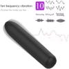 10 Modes Quiet Waterproof Bullet Tool Powerful Mini Stick for Women Pleasure, Handheld Travel Pocket Personal Bullet Portable Soft Toys Massage Ball for Body Relax, Fast Delivery (Red) view 2