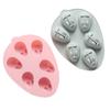 OUNONA 2 Pack 3D Silicone Bunny Cake Molds Safe for Baking for Cookies Cakes Puddings Beautiful Shape view 1