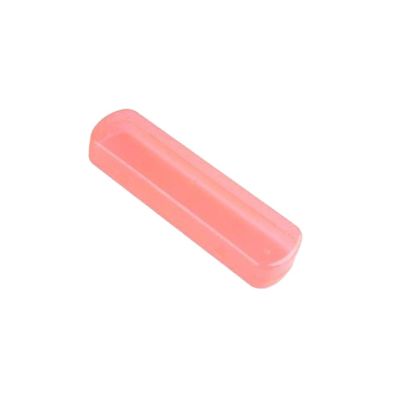 AuLYn 2PCS Bathroom Accessories Portable Outdoor Travel Toothbrush Toothpaste Storage Box Only Empty Transparent Candy Color (Color : Pink 2PCS)