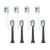 AuLYn 8pcs Brush Heads Adapted For HX3/HX6/HX9 Series Electric Toothbrush HX6066/71 Soft Nozzles (Color : Black) view 2