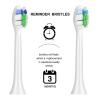 AuLYn 8pcs Brush Heads Adapted For HX3/HX6/HX9 Series Electric Toothbrush HX6066/71 Soft Nozzles (Color : Black) view 3