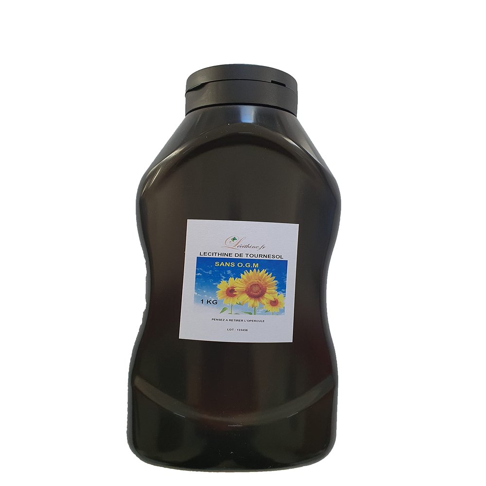 CONVENTIONAL SUNFLOWER LECITHIN LIQUID SQUEEZER 1kg BOTTLE FREE PORT CONVENTIONAL SUNFLOWER LECITHIN LIQUID SQUEEZER 1KG