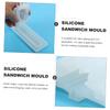 OUNONA Homemade Cake Molding Tool Silicone Sandwich Tube Multi-Functional Baking Molds Easy to Clean Reusable for DIY Cakes Soaps view 4