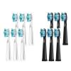 20 Pcs Electric Toothbrush Replacement Heads Compatible with 507/508/551/515/917/959/2011/D1/D3/D7/D8 (Color : Whtie 6 Black 6) view 1