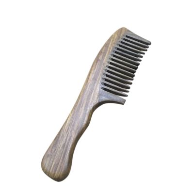 Comb 1PC Massager Comb Head Wide Tooth Comb Natural Wood Sandalwood Wood Hair Combs Wood Handle with Wide Teeth Comb wooden comb