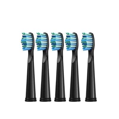 AuLYn 20 Pcs Electric Toothbrush Replacement Heads Compatible With 507/508/551/515/917/959/2011/D1/D3/D7/D8 (Color : Black 5)