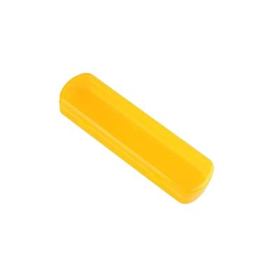 AuLYn 2PCS Bathroom Accessories Portable Outdoor Travel Toothbrush Toothpaste Storage Box Only Empty Transparent Candy Color (Color : Orange 2PCS)