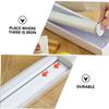 IMIKEYA Plastic Wrap Dispenser Magnetic Cutting Box Sliding Wall-Mountable Cling Film Holder Waterproof Rust-Proof White ABS for Kitchen Use view 4