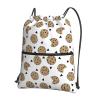 YYHHAOFA Cookies Food Chocolate Chip Biscuits Prints Outdoor leisure zipper drawstring backpack : Waterproof, durability, lightweight 18 x 15.3 in view 1