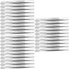 Angoily 30pcs Philately Stamp Tweezers Flat Head Lash Applicator for Stamp Collecting Eyelash Extension Supplies view 1