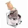 DOITOOL Shaving Tool Kit for Men Beard Care Accessories Bowl Rack and Brush for Beard Grooming at Home view 3