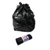 50 Heavy Duty Refuse Sacks, Kitchen Bin Liners, Large Bin Bags, Strong Leak Resistant Rubbish Bin liners, Dustbin Waste Bag Roll for Kitchen Home Office DIY Garden Waste, 70 Litres - Black view 1