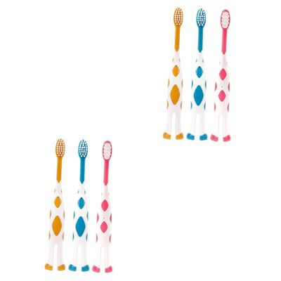 Healeved 12pcs Boys and Girls Toothbrush Fashion Bristle Toothbrush Handle Bathroom Accessories for Boy Girl Years