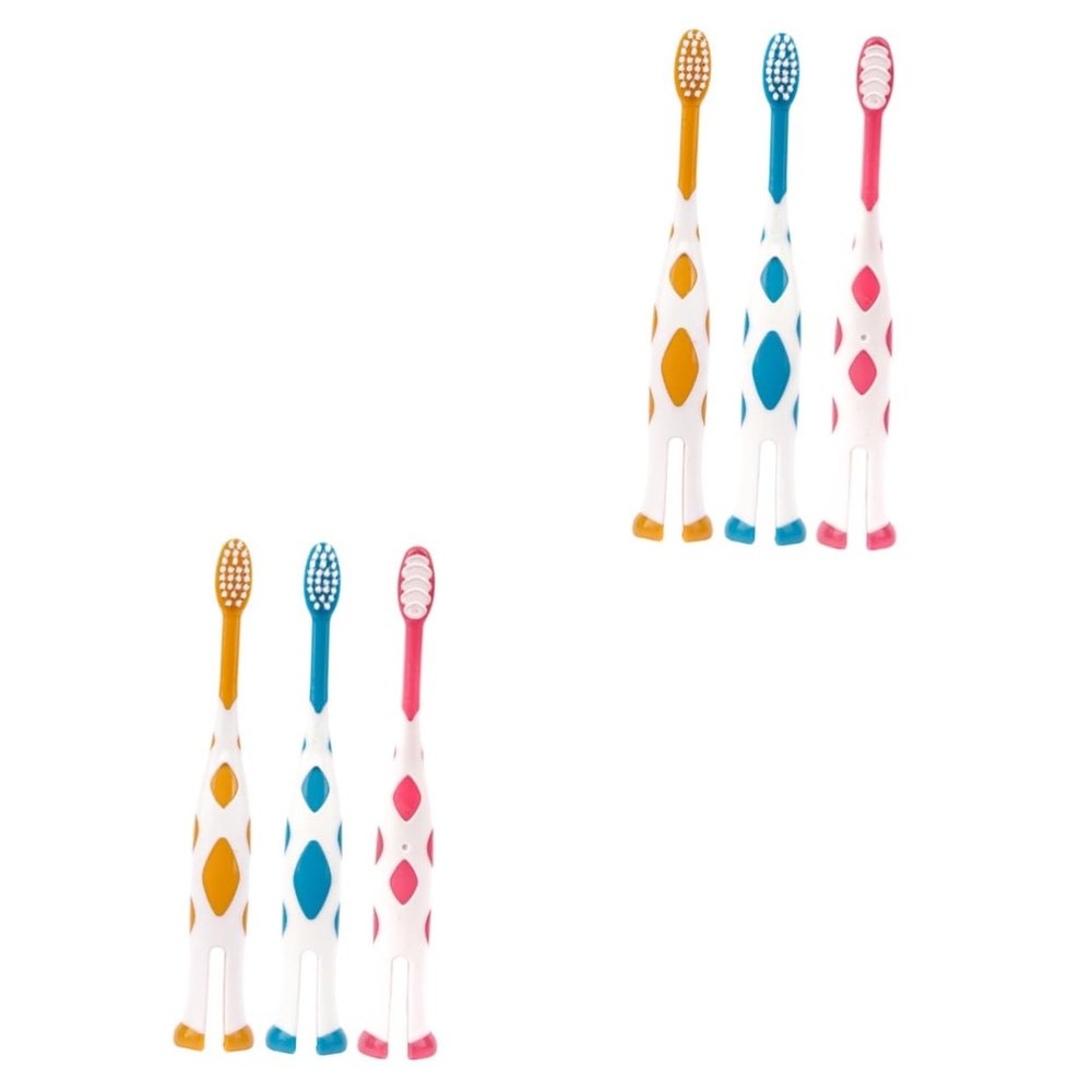 Healeved 12pcs Boys and Girls Toothbrush Fashion Bristle Toothbrush Handle Bathroom Accessories for Boy Girl Years
