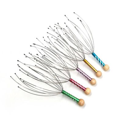 Nourishing Hair Octopus Scalp Massager Massage Claw Manual Head Massager Head Grabber/33 (Color : Gaopinzhi#c0n2b#)