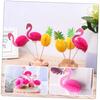Ciieeo 90pcs Hawaiian Style Cake Picks Creative Cake Inserted Cards Ornaments Adorable Party Decor for Birthday view 3