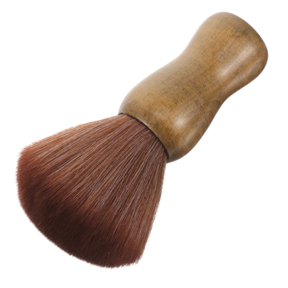 Angoily Beard Care Brush Mustache Care Brush 15Cm Wooden Handle Facial Cleansing Tool Produce Rich Shave Lather for Men Trips and Business