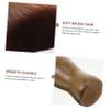 Angoily Beard Care Brush Mustache Care Brush 15Cm Wooden Handle Facial Cleansing Tool Produce Rich Shave Lather for Men Trips and Business view 3