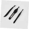 Angoily 3sets Craft Tweezers Brow Kit Eyebrow for Women Clip Tweezers Eyebrow Clip Curler Makeup Tool view 4