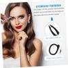 Angoily 6pcs Eyebrow Tweezers Stainless Steel Grooming Scissor for Facial Hair Light Tool view 2
