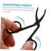 Angoily 6pcs Eyebrow Tweezers Stainless Steel Grooming Scissor for Facial Hair Light Tool view 4