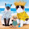 20 Napkins Animal Motifs Cats at Beach Party Table Decoration Paper Napkins with Motif Also for Decoupage and Decoupage 33 x 33 cm view 1