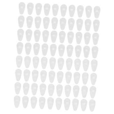 UTHCLO 40pairs Silicone Nose Pads for Glasses Replaceable Eyeglass Nose Cushion Pads Comfortable Glasses Grips for Eyeglasses Bridge Relief