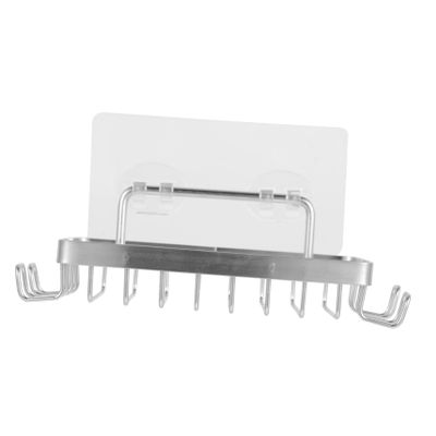 HOOTNEE Stainless Steel Soap Rack Wall-mount Holder Drain Soap Container Bathroom Dish Shower Storage Shelf Silver