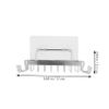 HOOTNEE Stainless Steel Soap Rack Wall-mount Holder Drain Soap Container Bathroom Dish Shower Storage Shelf Silver view 4