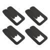 Kinesiology Tape, Long Cross Design, Stable Support, 4 Pieces, Pre-Cut Muscle Tape, Skin-Friendly, Good Adhesion for Knee, Patella, Meniscus (Black) view 2