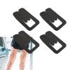 Kinesiology Tape, Long Cross Design, Stable Support, 4 Pieces, Pre-Cut Muscle Tape, Skin-Friendly, Good Adhesion for Knee, Patella, Meniscus (Black) view 3