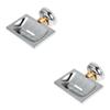Alipis 2pcs Suction Cup Soap Tray Punch Soap Holder for Bathroom for Kitchen Sink Shower Use Material view 1