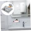 Alipis 2pcs Suction Cup Soap Tray Punch Soap Holder for Bathroom for Kitchen Sink Shower Use Material view 3