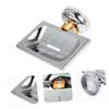 Alipis 2pcs Suction Cup Soap Tray Punch Soap Holder for Bathroom for Kitchen Sink Shower Use Material view 4