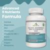 Calcium Magnesium Zinc and Vitamin D Plus Vitamin K2 MK-7 Supplement - 180 Vegan Tablets - High Strength Calcium Tablets Complex with Vitamin K2 Copper Manganese Selenium & Boron - UK Made view 4