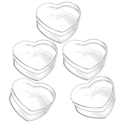 VILLCASE 15pcs Heart Shaped Candy Boxes Wedding Favor Boxes Case Party Supplies for Chocolate Packaging
