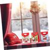 Healeved 20pcs Christmas Self-adhesive Pouch Packing Bag Candy Bag for Xmas Paper Material for Holiday Giving Random Style view 3