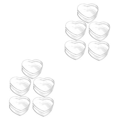 VILLCASE 10pcs Favor Boxes Wedding Favor Boxes Heart Candy Containers for Party