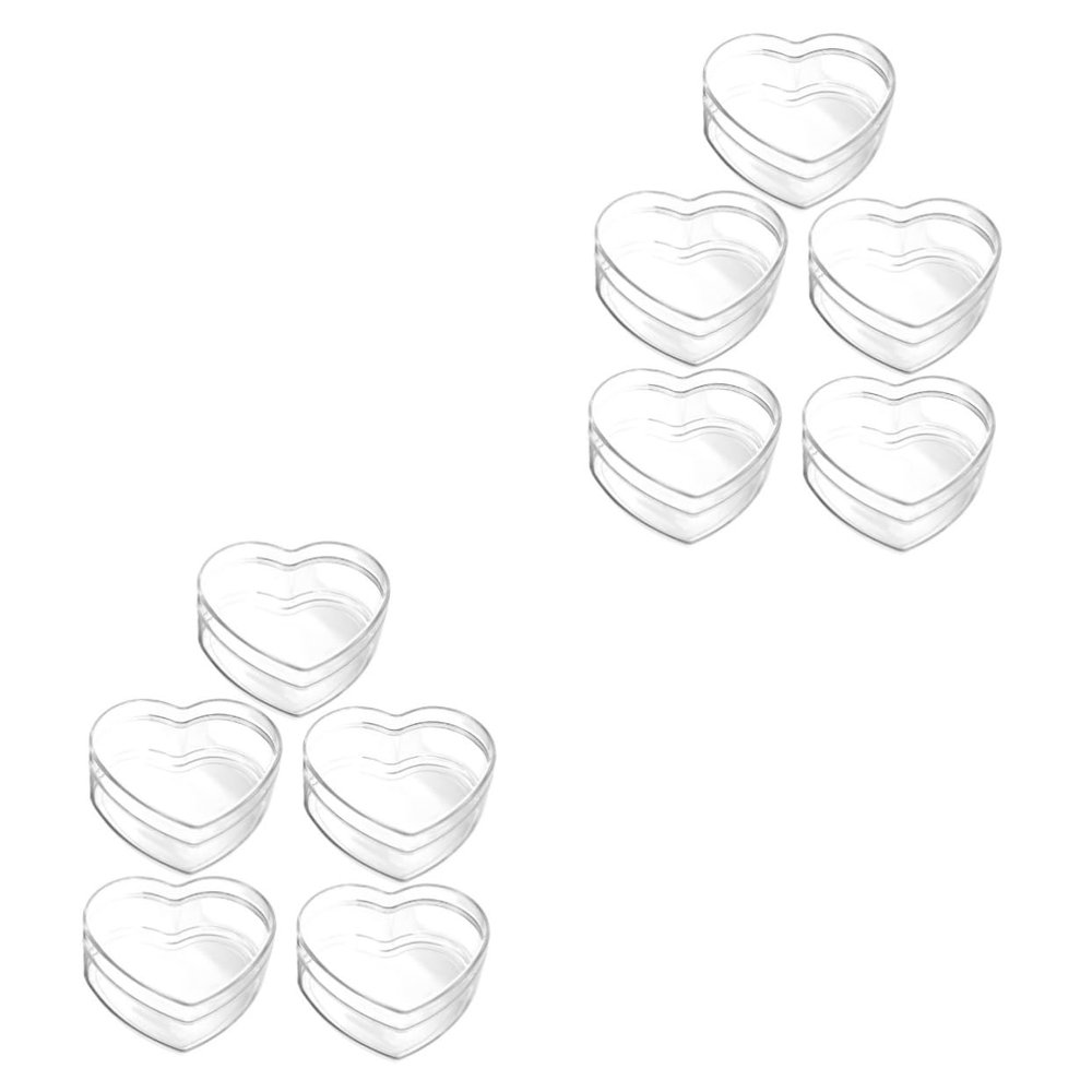 VILLCASE 10pcs Favor Boxes Wedding Favor Boxes Heart Candy Containers for Party