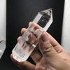 Beautiful Clear High Temperature Melted Smelting Crystal Quartz Point Hexagonal Obelisk Wand Specimen Decoration,9-10cm ZoCzkgzd (Size : 6-7cm) view 1