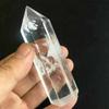 Beautiful Clear High Temperature Melted Smelting Crystal Quartz Point Hexagonal Obelisk Wand Specimen Decoration,9-10cm ZoCzkgzd (Size : 6-7cm) view 2