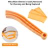 10-Pack Window Blind Cleaner Set: Includes 1 7-Finger Detail Brush, 1 Shutter Cleaning Brush, and Replacement Heads. Efficient for Blinds, Vents, Keyboards, and More. view 3