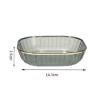 WAOCEO Fruit Bowls Light Luxury Style Snack Tray Fruit Tray Living Room Home Candy Tray Dried Fruit Tray Coffee Table Shelf Tray Fruit basket (Color : Pink) view 2